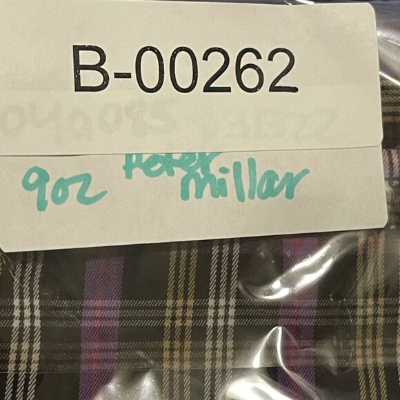 Peter Millar Shirt Medium Purple Plaid Button Down Ritz Carlton Bachelor Gulch - Picture 7 of 8